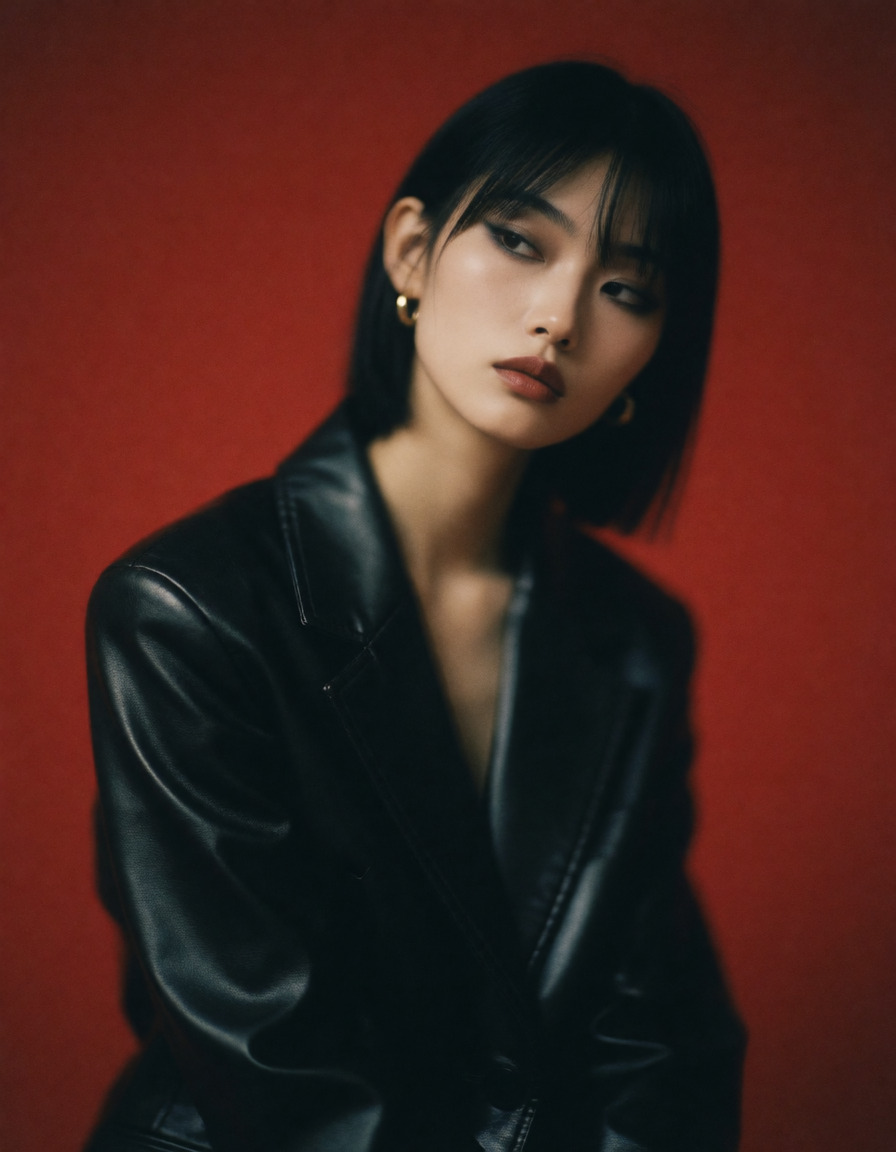 BloomGirls UltraRealism — Long exposure on red · seed 73041 at +0.4