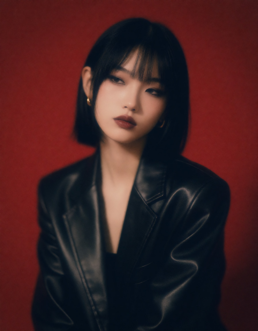 BloomGirls UltraRealism — Long exposure on red · seed 73041 at +0.8