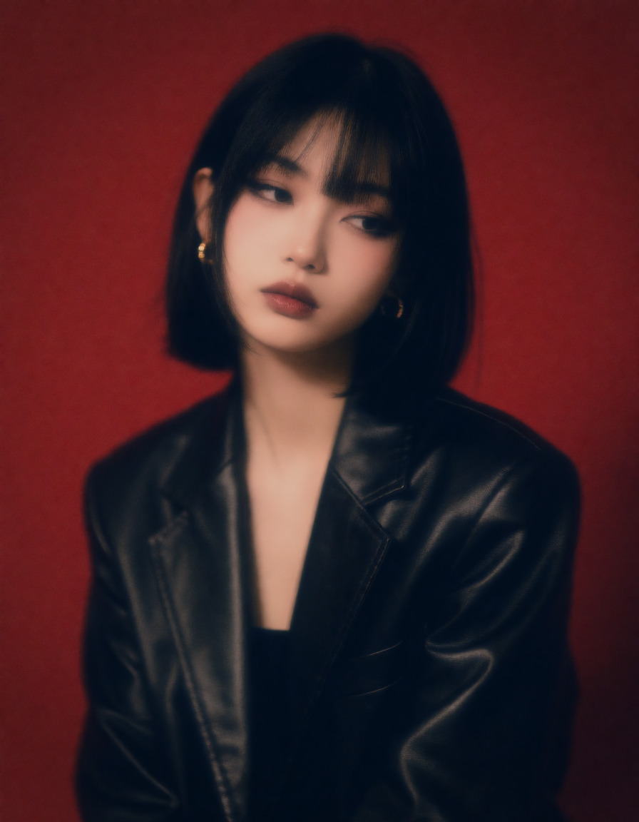 BloomGirls UltraRealism — Long exposure on red · seed 73041 at +1