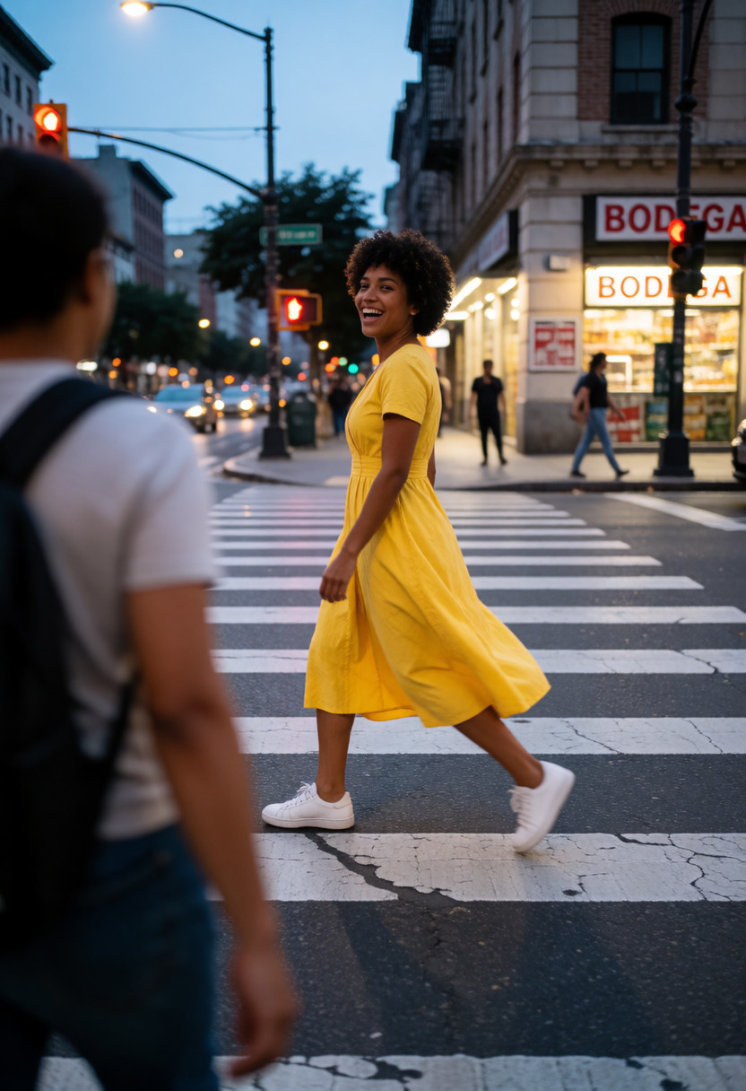 Zoom example at strength +1