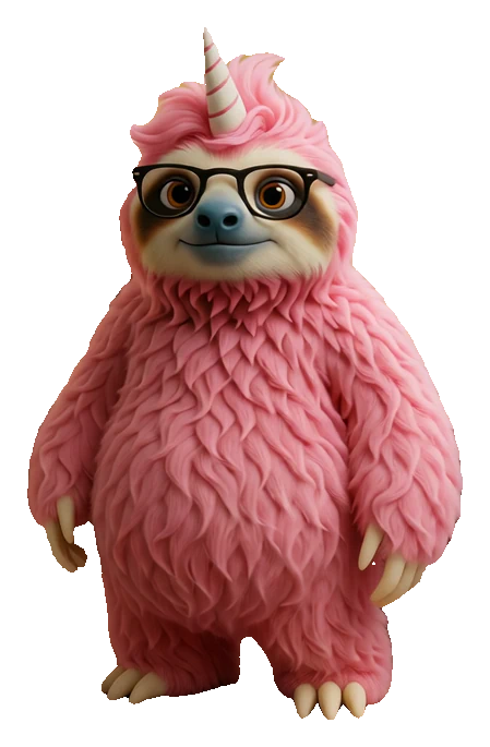 Simon, cut out of the scene on a transparent background